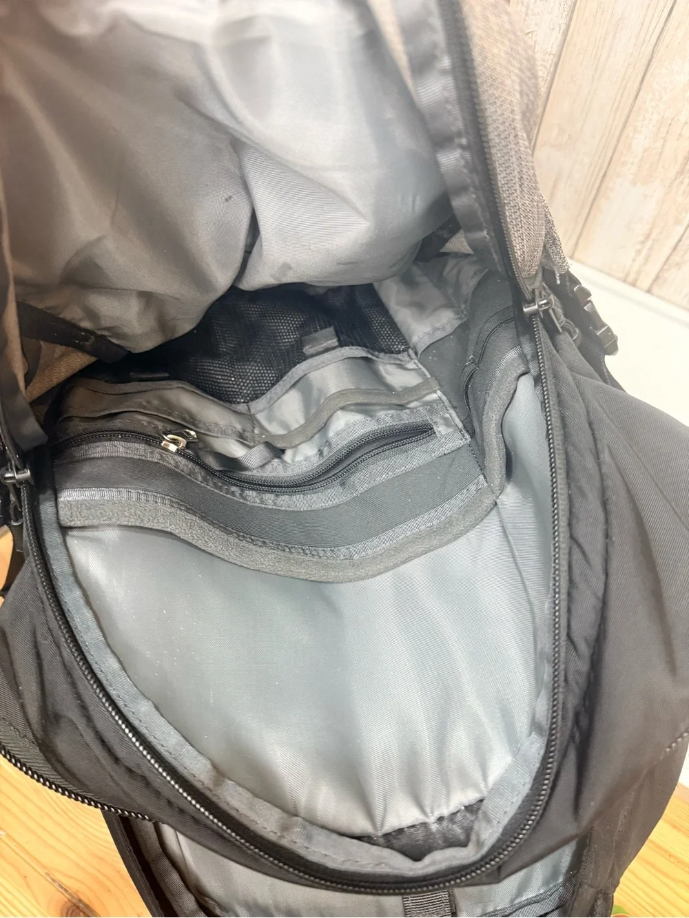 The North Face Borealis Backpack in Black with Copper Accents